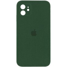 Чохол Silicone Case Square Full Camera Protective (AA) для Apple iPhone 11 (6.1") – Зелений