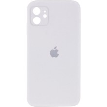 Чохол Silicone Case Square Full Camera Protective (AA) для Apple iPhone 11 (6.1") – Білий