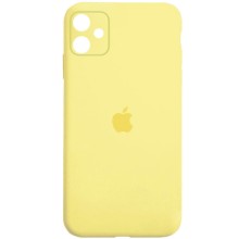 Чохол Silicone Case Square Full Camera Protective (AA) для Apple iPhone 11 (6.1") – Жовтий