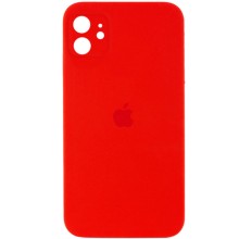 Чохол Silicone Case Square Full Camera Protective (AA) для Apple iPhone 11 (6.1") – Червоний