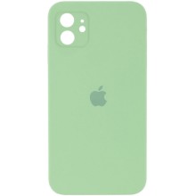 Чохол Silicone Case Square Full Camera Protective (AA) для Apple iPhone 11 (6.1") (М'ятний)