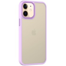 TPU+PC чохол Metal Buttons для Apple iPhone 11 (6.1") (Бузковий)