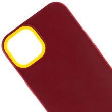 Чехол TPU+PC Bichromatic для Apple iPhone 11 (6.1") – Brown burgundy