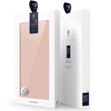 Чехол-книжка Dux Ducis с карманом для визиток для Apple iPhone 11 (6.1") – Rose Gold