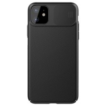 Карбонова накладка Nillkin Camshield (шторка на камеру) для Apple iPhone 11 (6.1") – Чорний