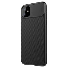 Карбоновая накладка Nillkin Camshield (шторка на камеру) для Apple iPhone 11 (6.1") – Черный