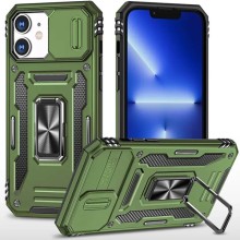 Ударостійкий чохол Camshield Army Ring для Apple iPhone 11 (6.1") (Оливковий)