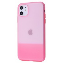 Пластиковий накладний корпус Silicone Case Shadow Slim для iPhone 11 (Рожевий)