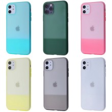 Пластиковий накладний корпус Silicone Case Shadow Slim для iPhone 11 – Рожевий