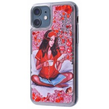 Чехол AQUA Morning Girl с жидкостью для iPhone 11