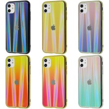 Чехол-бампер Benzo Glass Case для iPhone 11 (Синий)