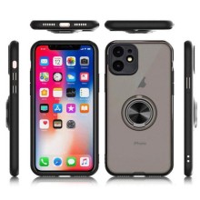 TPU-PC чехол Deen Shadow Ring series для Apple iPhone 11 (6.1&quot;) (Красный)