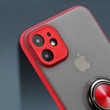 Чохол із ТПУ-полікарбонату Deen Shadow Ring series для Apple iPhone 11 (6,1&quot;) – Червоний