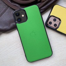 Чохол зі шкіри Epic Vivi Logo series для Apple iPhone 11 (6.1") – Зелений