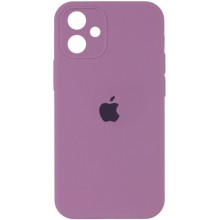 Чехол Silicone Case Square Full Camera Protective (AA) для Apple iPhone 11 (6.1") – Лиловый