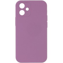 Silicone Case Square Full Camera Protective (AA) NOLOGO для Apple iPhone 11 (6.1") – Лиловый