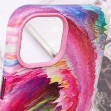 Шкіряний чохол Colour Splash для Apple iPhone 11 (6.1") – Рожевий