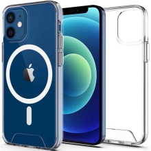 Чехол TPU Space Case with MagSafe для Apple iPhone 11 (6.1") (Прозрачный)