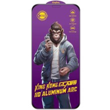 Захисне скло 5D Anti-static Purple (тех.пак) для Apple iPhone 11 / XR (6.1") – Чорний