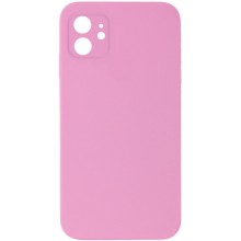 Silicone Case Square Full Camera Protective (AA) NOLOGO для Apple iPhone 11 (6.1") – Розовый