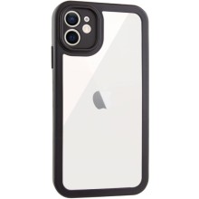 TPU чехол Transparent + Colour 1,5mm для Apple iPhone 11 (6.1") – Черный