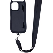 Чехол TPU GETMAN Cat with straps для Apple iPhone 11 (6.1") – Черный
