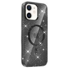Чехол TPU Eclipse Sparkle (MagFit) для Apple iPhone 11 (6.1") – Черный
