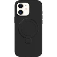 Чохол Silicone Case Full Protective NO LOGO with Ring для Apple iPhone 11 (6.1") – Чорний