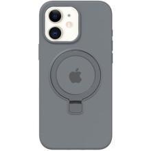 Чохол Silicone Case Full Protective with Ring для Apple iPhone 11 (6.1") – Сірий