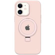 Чохол Silicone Case Full Protective with Ring для Apple iPhone 11 (6.1") – Рожевий