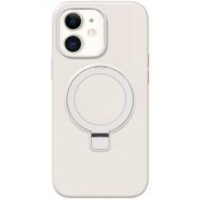 Чохол Silicone Case Full Protective NO LOGO with Ring для Apple iPhone 11 (6.1") – Білий