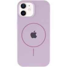 Чохол Silicone Case Full Protective (AA) with MagSafe для Apple iPhone 11 (6.1") – Бузковий