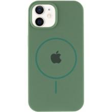 Чохол Silicone Case Full Protective (AA) with MagSafe для Apple iPhone 11 (6.1") – Зелений