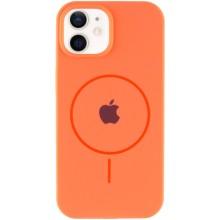 Чохол Silicone Case Full Protective (AA) with MagSafe для Apple iPhone 11 (6.1") – Помаранчевий