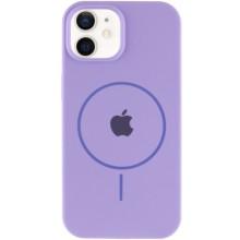 Чохол Silicone Case Full Protective (AA) with MagSafe для Apple iPhone 11 (6.1") – Бузковий
