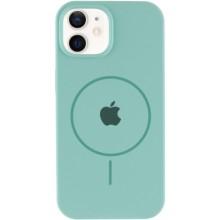 Чохол Silicone Case Full Protective (AA) with MagSafe для Apple iPhone 11 (6.1") – Бірюзовий