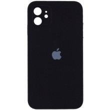 Чехол Silicone Case Square Full Camera Protective (AA) для Apple iPhone 11 (6.1") (Черный)