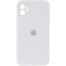 Чехол Silicone Case Square Full Camera Protective (AA) для Apple iPhone 11 (6.1") (Белый)