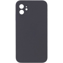 Чехол Silicone Case Square Full Camera Protective (AA) NOLOGO для Apple iPhone 11 (6.1") – Серый