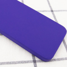 Чехол Silicone Case Square Full Camera Protective (AA) NOLOGO для Apple iPhone 11 (6.1") – Фиолетовый