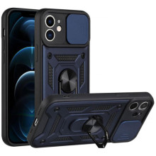 Чехол Ummi Camshield Serge Ring для Apple iPhone 11 (6.1") – Синий