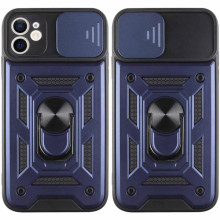 Чехол Ummi Camshield Serge Ring для Apple iPhone 11 (6.1") – Синий