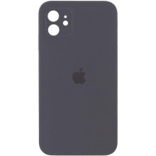 Чохол Silicone Case Square Full Camera Protective (AA) для Apple iPhone 11 (6.1") – Сірий