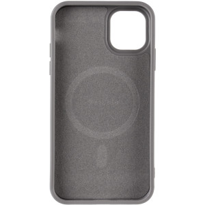 TPU чохол Carbon Protective with Magsafe для Apple iPhone 11 (6.1")