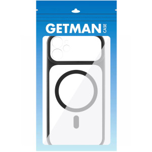 Чехол TPU+PC GETMAN Moon Clear with MagSafe для Apple iPhone 11 (6.1")