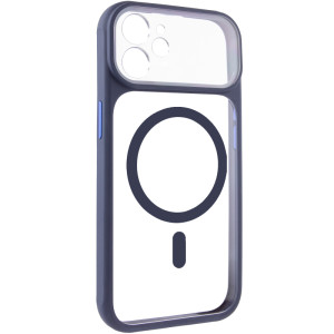 Чехол TPU+PC GETMAN Moon Clear with MagSafe для Apple iPhone 11 (6.1")