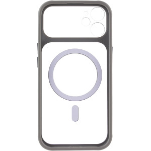 Чехол TPU+PC GETMAN Moon Clear with MagSafe для Apple iPhone 11 (6.1")
