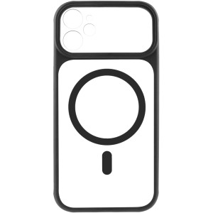 Чехол TPU+PC GETMAN Moon Clear with MagSafe для Apple iPhone 11 (6.1") – Черный