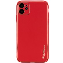 Кожаный чехол Xshield для Apple iPhone 11 (6.1") – Красный