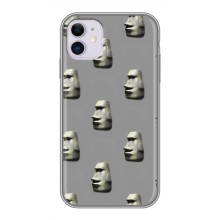 Бампер з принтом Меми для iPhone 11 (Кам'яна особа)